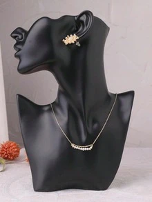 Creative Necklace Display Bust Jewelry Holder Stand For Necklaces, Rings, Bracelets,Room Decor - Multicolor - View 8