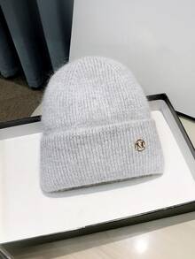 1PC Autumn And Winter Letter LA Embroidered Knitted Hat Outdoor Thermal Hat Couple Hat Suitable For Cycling, Skiing, Etc Men's Winter Clothing - A - View 11