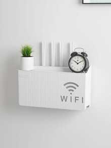 1 Hộp lưu trữ bộ định tuyến WiFi treo tường – Trang trí nhà hiện đại mùa thu, Tổ chức phòng tiết kiệm không gian với quản lý cáp, Kệ treo tường thẩm mỹ cho phòng khách, phòng ngủ và văn phòng – Phụ kiện cải thiện nhà cửa năm 2025 - Nhiều màu - Xem 2