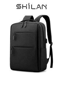 SHILAN 男士通勤商务背包男女15.6英寸大容量电脑包多功能外置USB充电口出差购物更方便您的收纳