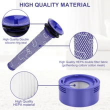 Filters Replacement Compatible With V7, V8 Animal And V8 Absolute Vacuum, Compare To Part 965661-01 And 967478-01, 3 Pre And 3 Post Filters