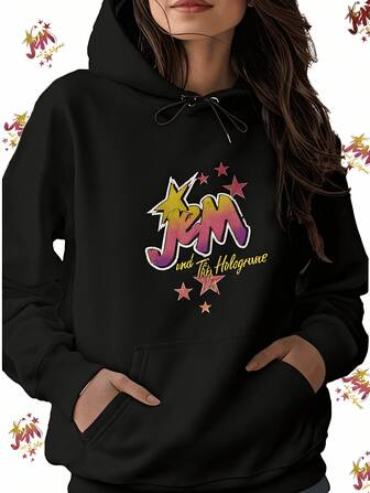 Unisex Jem And The Holograms Fun Sweatshirt Classic Long-Sleeved Casual