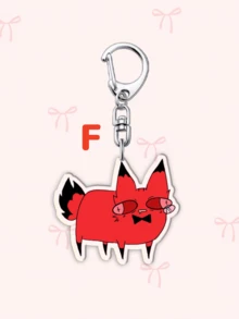 1 móc khóa Acrylic hoạt hình Anime, móc khóa hình quả bí ngòi in hình Vicky Charlie Alastor, móc khóa xe hơi. Phụ kiện túi xách hàng ngày, móc khóa túi xách, dây đeo, móc chìa khóa. Lý tưởng cho bạn trai, bạn gái, thành viên gia đình, bác sĩ, y tá, quà tặng tiệc tùng, trang trí điện thoại di động, v.v. Móc khóa túi xách Giáng sinh, phụ kiện xe hơi, ý tưởng quà tặng cho giáo viên, chị gái - Nhiều màu - Xem 8