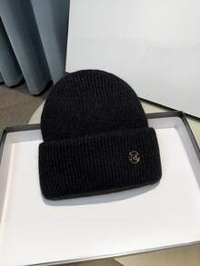 1PC Autumn And Winter Letter LA Embroidered Knitted Hat Outdoor Thermal Hat Couple Hat Suitable For Cycling, Skiing, Etc Men's Winter Clothing - A - View 3