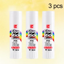 WUQIANNIAN 3pcs/Set Formaldehyde-Free Quick Drying Glue Sticks, Solid Glue, Office Supplies, Adhesive Tape, High Viscosity Craft Consumables, School Supplies - 9g/15g/21g/36g - White - View 12