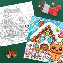 La Mágica Aventura de Colorear Navideña - 25 Páginas Únicas para que los Niños Coloreen, Creen y Exploren! | El Regalo Perfecto para Meter en el Calcetín para Encender la Imaginación y la Alegría Navideña | Horas de Diversión Creativa y Aprendizaje Festivo