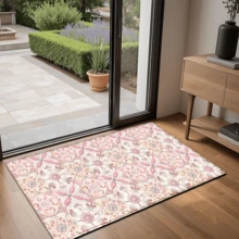 1pc Pattern Printed Rug, Faux Wool Mat - Highly Absorbent, Easy To Clean, Suitable For Home Decor, Farmhouse, Entryway, Indoor, Room, Kitchen, Dining Room, Small Office/Home Office, Sink, Laundry Room, Doormat, Kitchen Mat, Non-Slip Mat - Multicolor - View 23