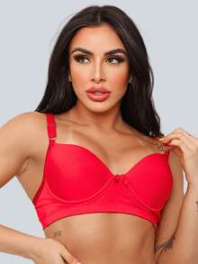 Set Of 3 High Support Bras With Metal Adjusters For Everyday Comfort - 彩色 - 查看 2