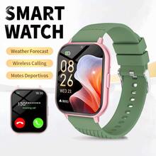 智能手表，无线通话/拨号，多种运动模式，适合男女，信息提醒，运动手表，兼容 iPhone/Andriod