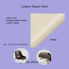 Leather Repair Patch, Self Adhesive Leather Repair, Large Vinyl Patch Tape For Couches, For Sofa Car Seats, Damaged Leather Furniture - Multicolor - View 16