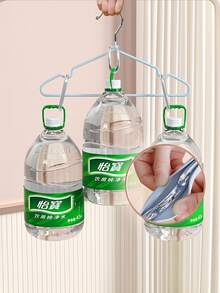 9pcs Heavy Duty Non-Slip Plastic Hangers - Space Saving, Multi-Functional Hangers For Home And Closet Organization