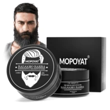 3pcs Balsamo Para La Barba,Bálsamo para el cuidado de la barba : Bálsamo para el cuidado diario de la barba que limpia en profundidad e hidrata. Fórmula clásica suave, sin alcohol. Oferta por tiempo limitado. - Negro - Ver 5