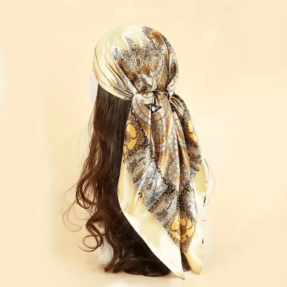 Paisley (Cashmere) Polyester - Crema - Ver 1