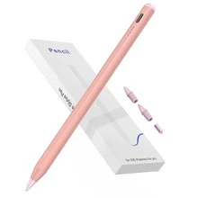 90mAh 容量触控笔，具备防误触和倾斜感应功能，兼容 iPad 10（10.9 英寸，2022 年款）、iPad Air 4/5/6/M4、iPad A16（11 英寸，2025 年款）、iPad Air 11/13 英寸（M3/M2）、iPad Pro 11/12.9 英寸 - 粉色