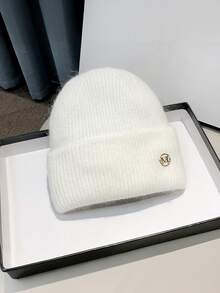 1PC Autumn And Winter Letter LA Embroidered Knitted Hat Outdoor Thermal Hat Couple Hat Suitable For Cycling, Skiing, Etc Men's Winter Clothing - A - View 10