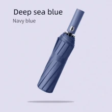 Nuevo paraguas de princesa de negocios, paraguas automático unisex para estudiantes, con varillas reforzadas, plegable, portátil, duradero y con protección UV, adecuado para días soleados y lluviosos