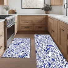 1pc Pattern Printed Rug, Faux Wool Mat - Highly Absorbent, Easy To Clean, Suitable For Home Decor, Farmhouse, Entryway, Indoor, Room, Kitchen, Dining Room, Small Office/Home Office, Sink, Laundry Room, Doormat, Kitchen Mat, Non-Slip Mat - Multicolor - View 15