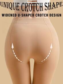 加强型女式80g性感打底裤，黑色尼龙高弹力打底裤，性感修身打底裤和紧身裤，女士薄款秋季打底裤，万圣节，秋季服装女装 - 黑色 - 查看 11