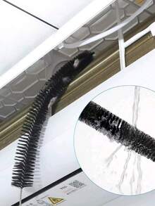 1pc Dryer Filter Cleaning Brush, Clothes Dryer Lint Brush Vent Trap Cleaner, Soft Duster, Long Refrigerator Coil Brush, Duct Cleaning Brush, Multi-Purpose Long Brush, Vacuum Brush, Home Essentials Cleaning Supplies, Cleaning Tools, Back To School,Kitchen,Bathroom,Home,Household Supplies - Multicolor - View 5