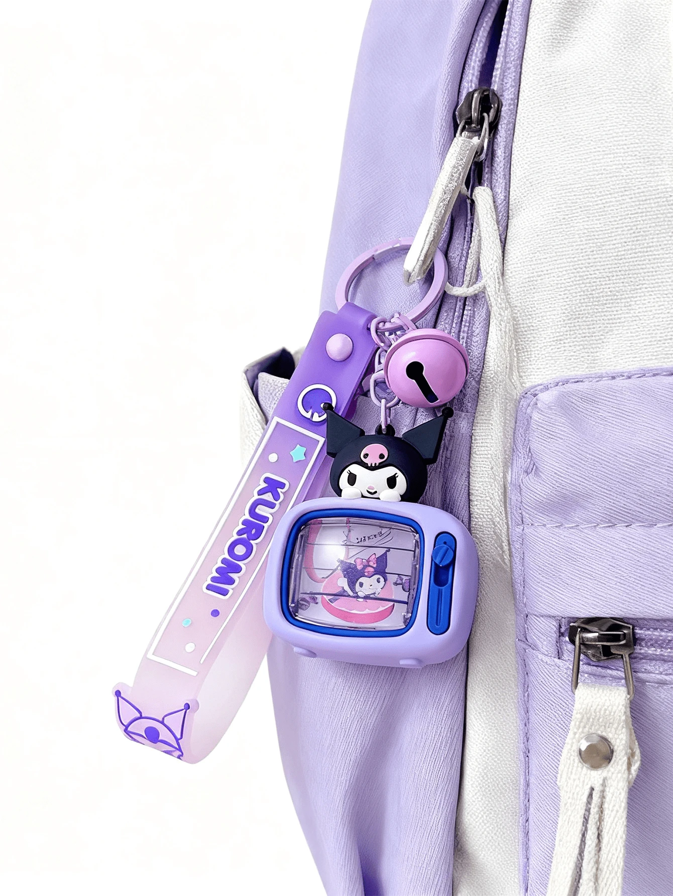 Móc khóa màu tím, phụ kiện phong cách Punk, chất liệu hợp kim bền, dùng để giữ chìa khóa, trang trí túi xách, đồ sưu tầm, phụ kiện thời trang, sử dụng hàng ngày và cho các dịp đặc biệt, kẹp ba lô, phiên bản giới hạn, quà tặng tinh tế, thiết kế dễ thương, tông màu tím, dành cho người hâm mộ trưởng thành, đồ sưu tầm, trang trí đa năng.