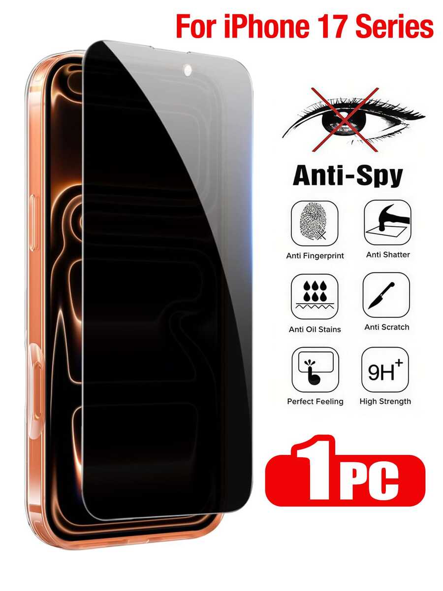 Yezodawee 适用于三星 Galaxy A16 5G/A15/A14/A55/A54A/34 的 1 片隐私屏幕保护膜,升级版 25° 防窥钢化玻璃屏幕保护膜,兼容 17 Pro Max/17 Pro/17 Air/17/16 Pro Max/16/16 Pro/16 Plus/15/14/13/12/11/XR/XS Max,防刮花,隐私屏幕保护膜 - 1pc - 查看 1