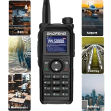 Radio Walkie Talkie Baofeng Uv28 Con Gps 10w 10km 999canale Bandas de frecuencia FM,AM,VHF1, VHF2, UHF Color Negro - Negro - Ver 3
