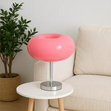 Modern Apple Glass Table Lamp Led Tricolor Light Usb Metal Base Bedside Nightstand Lamp Living Room Bedroom Home Decoration