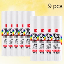 WUQIANNIAN 3pcs/Set Formaldehyde-Free Quick Drying Glue Sticks, Solid Glue, Office Supplies, Adhesive Tape, High Viscosity Craft Consumables, School Supplies - 9g/15g/21g/36g - White - View 19