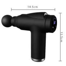 Upgraded Massage Gun, Suitable For Full-Body And Arm And Back Massage. 6/32-Speed Deep Tissue Massage Gun, Four Changeable Heads, Multiple Ways To Relax Muscles. Handheld Electric Muscle Massager, Suitable For Muscle Relaxation During Exercise And Fitness. Mini Version And Upgraded Version Available, Convenient And Durable, Exercise Helper - Black - View 13