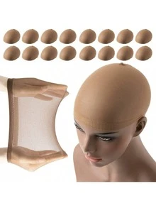 4pcs Wig Caps, Stretchy Nylon Wig Caps, Lace Front Wig Caps For Women, Suitable For Home, Performance, Wedding, All Seasons