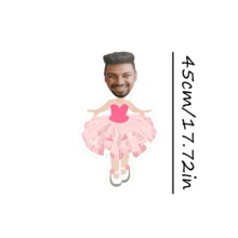 个性化肖像定制趣味抱枕，沙发装饰靠垫 - 美丽的公主造型，创意礼物，适合周年纪念日、生日、情人节、母亲节 - 定制人脸设计抱枕，亲爱的睡眠伴侣枕。