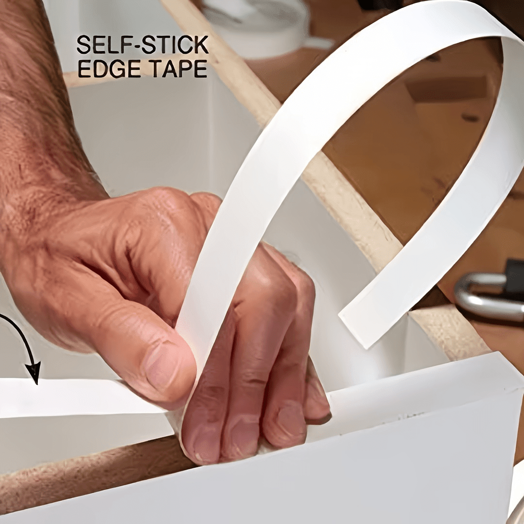 1 قطعة 300 سم جميلة حافة بيضاء بنمط خشبي، شريط لتغطية وإصلاح الحواف، ديكور الأثاث والجدران