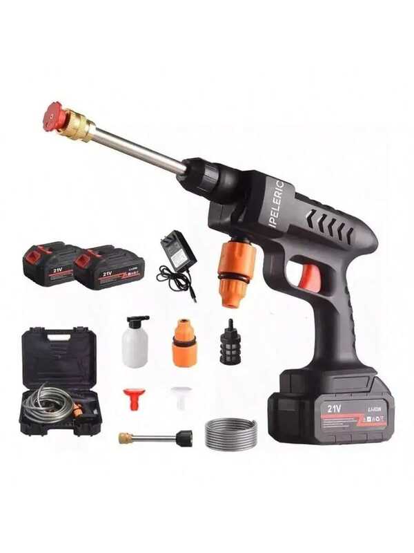 WANSE Pistola Lideep de Hidrolavadora Inalámbrica de Alta Presión para Coches (110v): Ideal para Hidrolavadoras Portátiles, con Depósito para Detergente, Compatibilidad con Carches y Capacidad de Espumado;pistola para hidrolavadora;hidrolavadora masisa;espuma;hidrolavadora neumatica