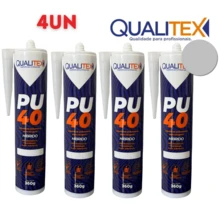 PU40 Sealant Glue White/Black/Gray 360g PU 40 Polyurethane Adhesive Qualitex Pu 40 Glue Trinca Glue - Xám - Xem 7