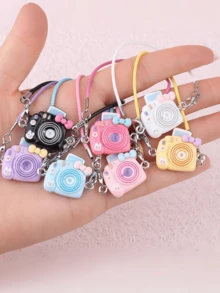 1PC Doll Accessories Pendant, Camera Backpack Accessories Only, For Labubuu Doll Outfit Accessories, Suitable For Dressing Up 17cm Dolls, Full Set Of Fashionable Casual Clothing Accessories,17cm Labubuu Sitting Party Macaron Vinyl Blind Box 17cm LABOBO Camera Backpack LBB Cute Doll Clothing Accessories For Labubuu (Doll Not Included)