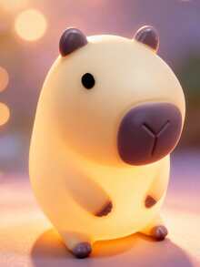 Luce notturna carina di capibara, luce notturna di bufalo, luce LED soffice. Interruttore a levetta, luce notturna ad animale novità, adatta per scrivania, dormitorio, camera da letto, decorazione di ritorno a casa, regalo di compleanno e Natale, ornamento, compagno per dormire - Multicolore - Visualizzare 14