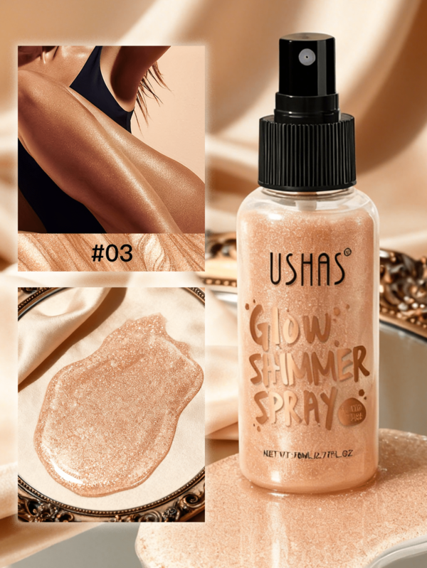 Highlighter Makeup Palette With Sparkles, Illuminate Facial Contours And Add Brightness, Pearl Powder For Body Highlighting