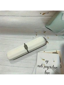 1/4pcs Creative Home Portable Toothbrush Box Travel Toothbrush Box Tableware Box Pencil Box Toothpaste Storage Box - Multicolor - View 7