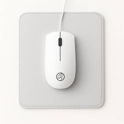 Mouse Pad Pequeno Branco