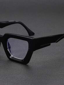 1 par de óculos unissex clássicos de armação grande, modernos e sofisticados, adequados para o Halloween, local de trabalho, uso casual, elegantes e elegantes, para o dia a dia e uso diário