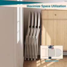 4 Pack Folding Chairs, Linen Padded Foldable Chair Set of 4, Heavy Duty Metal Folding Chair with Soft Cushion and Back, Upholstered Chair for Home Office Party, Gray - Beis - Ver 4