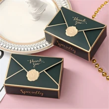 10/50pcs, Blank Packing Paper Gift Box Creative Classic Envelopes Gift Boxes Wedding Favor Boxes Birthday Party Party Cosmetics Packaging Box,