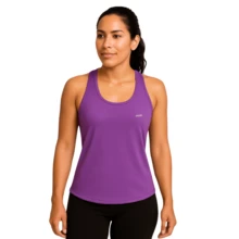Kit 3 Women's Dryfit Tank Top Gym Workout Running Fitness - Navy/Lilac/Pink - View 2