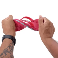 Kit 2 Pares Chinelo Sandália Feminino 100% Micro Ortopedico Leve Macio Confortável Dedo-x