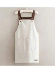 防水围裙 防污围裙 厨房防油服 无袖烹饪围裙 厨房清洁用品 - 彩色 - 查看 8