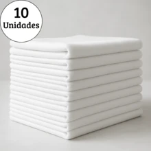 Simple WHITE Plain Dish Towels For Kitchen Crafts And Decoration 40X65 Excellent Quality And Best Cost Benefit - 白色 - 查看 6