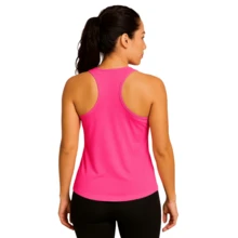 Ripoll Kit 3 Women's Dryfit Tank Top Gym Workout Running Fitness - 黑色/鉛色/霓虹粉紅色 - 查看 7