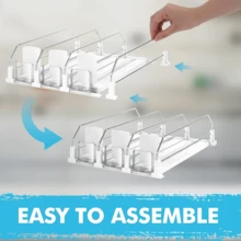 3/4/5PCS Beverage Storage Machine, Refrigerator Can Classification, Semi-Automatic Beverage Storage, Beverage Machine, Suitable For Refrigerator, Kitchen Cabinet Storage