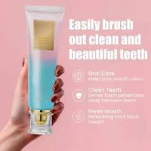 Niacinamide Whitening Toothpaste,Niacinamide Toothpaste,Whiter Teeth & Fresh Breath | Enamel  Whitening & Stain Removal - 淺粉色 - 查看 3