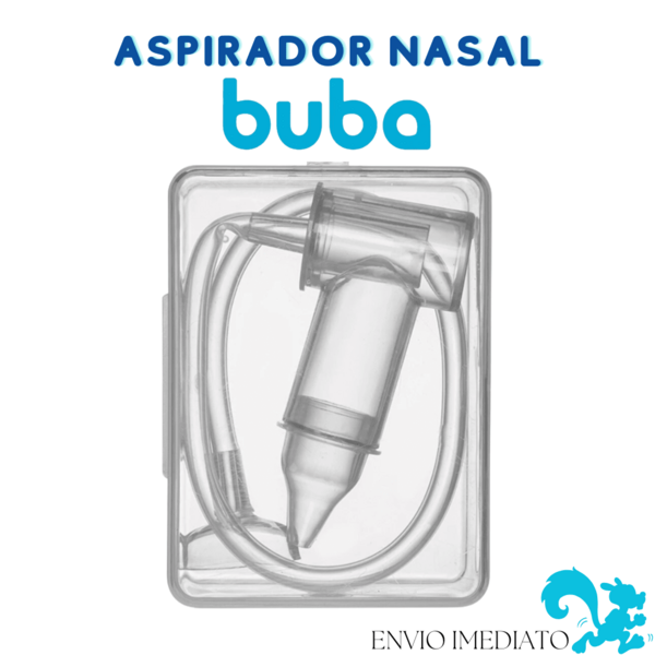 Aspirador Nasal bebê infantil Com Estojo Sucção Com Ponta Original Buba nariz entupido